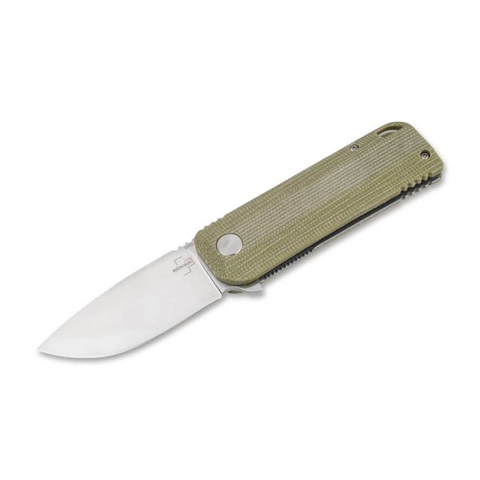 Складной нож Boker Baba Yaga, сталь M390, рукоять микарта