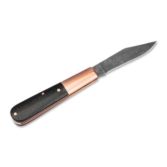 Складной нож Boker Barlow Copper Integral Micarta, сталь N690, рукоять медь/микарта