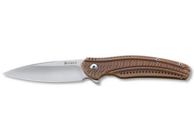 Складной нож CRKT Ripple 2 Bronze, сталь Acuto 440, рукоять нержавеющая сталь