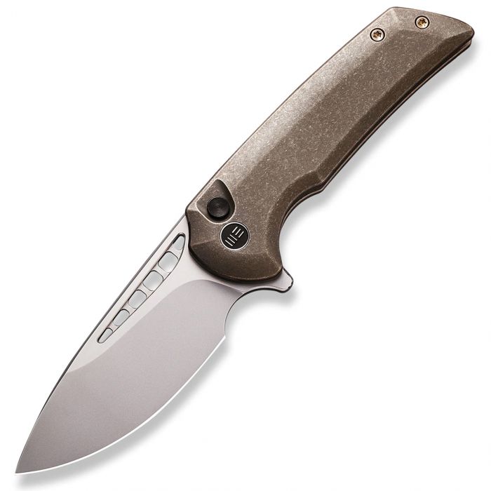 Складной нож WE Knife Mini Malice, сталь CPM-20CV, рукоять Bronze Titanium