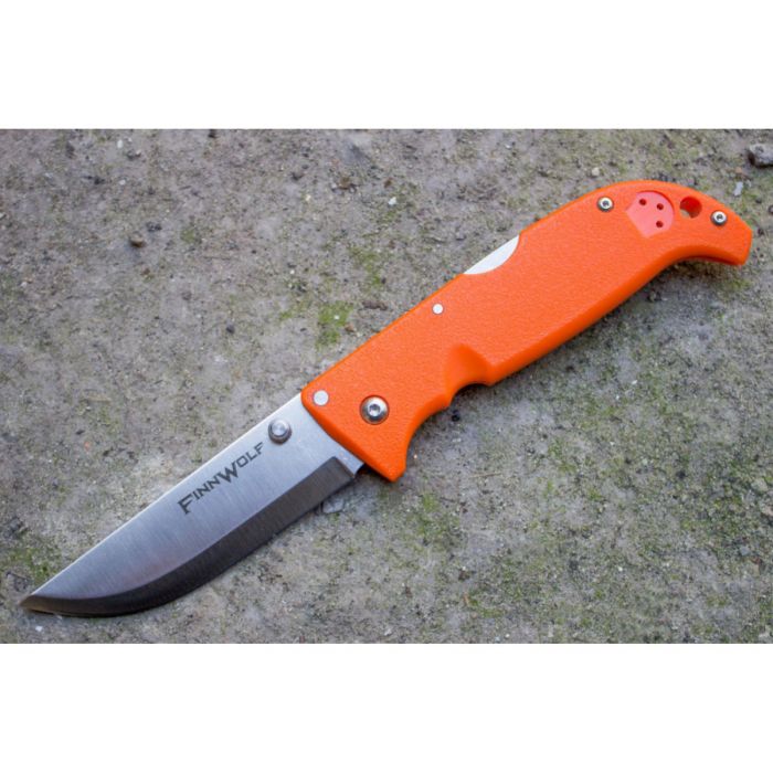 Складной нож Finn Wolf Blaze Orange - Cold Steel 20NPJ, сталь AUS 8A, рукоять Griv-Ex™ (высококачественный пластик)