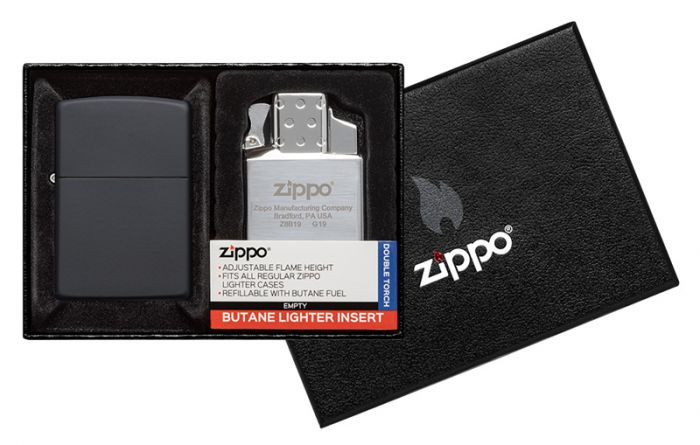 Набор ZIPPO: зажигалка 218 с покрытием Black Matte