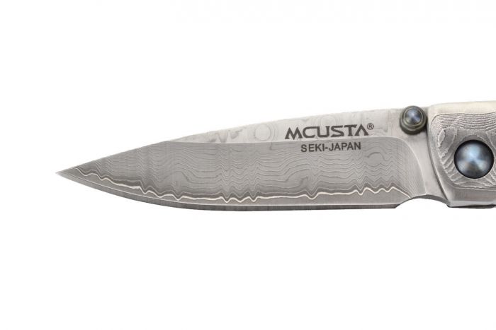 Складной нож Mcusta Shinra Tsushi MC-0034D, сталь VG-10, рукоять Damascus Steel