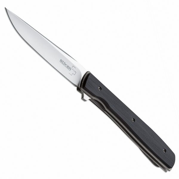 Нож складной Urban Trapper G10 - Boker Plus 01BO732, сталь VG-10 Satin, рукоять титан/стеклотекстолит G10