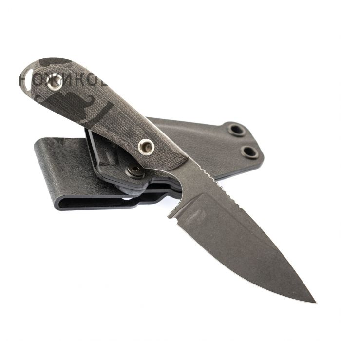 Нож White River M1 Caper StoneWash, сталь CPM S30V, рукоять черная микарта