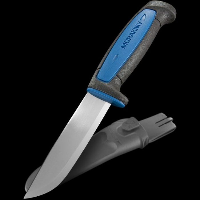 Нож с фиксированным лезвием Morakniv Pro S, сталь Sandvik 12С27, рукоять резина/пластик