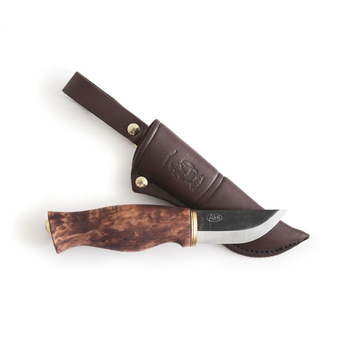 Нож Ahti Puukko 9612 Kaira, сталь W75, рукоять карельская береза