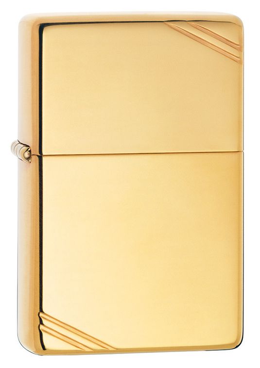 Зажигалка ZIPPO Vintage™ с покрытием High Polish Brass