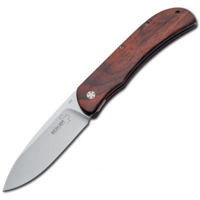 Нож складной Exskelibur I Cocobolo, сталь 440C Satin Plain, рукоять дерево кокоболо, Boker Plus 01BO022