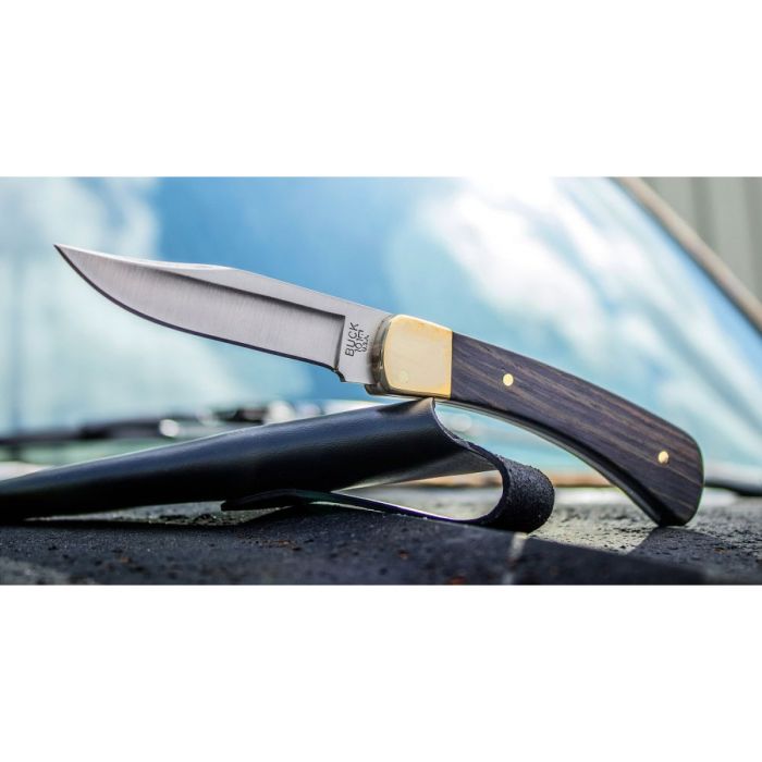 Нож 101 Hunter - BUCK 0101BRS, сталь 420HC, рукоять Crelicam® Ebony (древесный пластик)