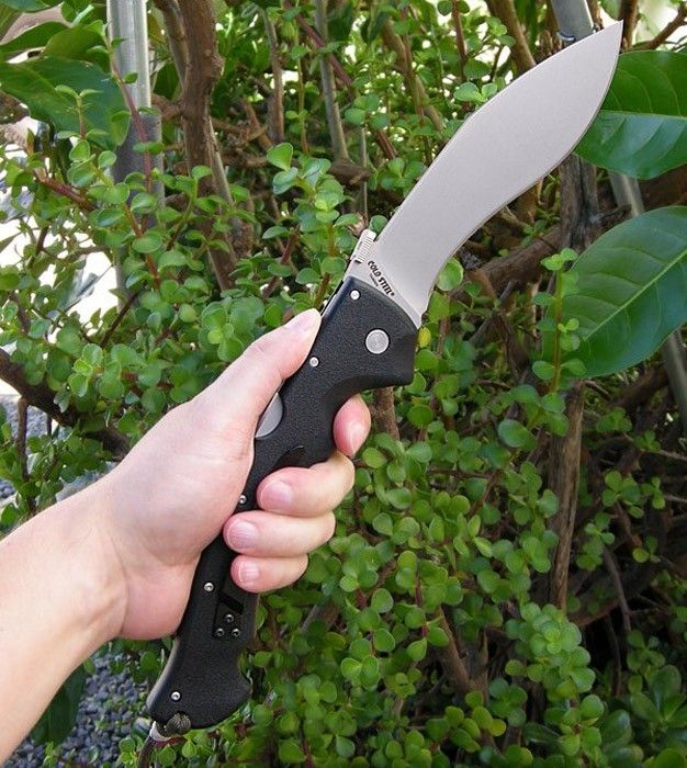 Складной нож Cold Steel Rajah II 62JL, сталь Aus 10A, рукоять Griv-Ex