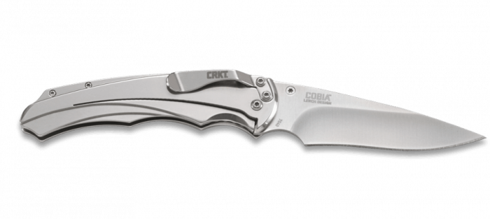 Полуавтоматический складной нож Cobia, CRKT 7040, сталь 1. 4116 (X50CrMoV 15), рукоять нержавеющая сталь