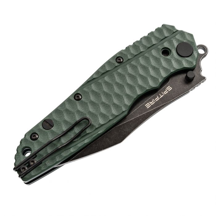 Складной нож TASKnives SPITFIRE, сталь D2 Black Stonewash, зеленый