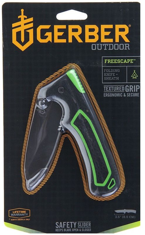 Складной нож Gerber Outdoor Freescape Folding Sheath Knife, сталь 7Cr17MoV, рукоять термопластик GRN