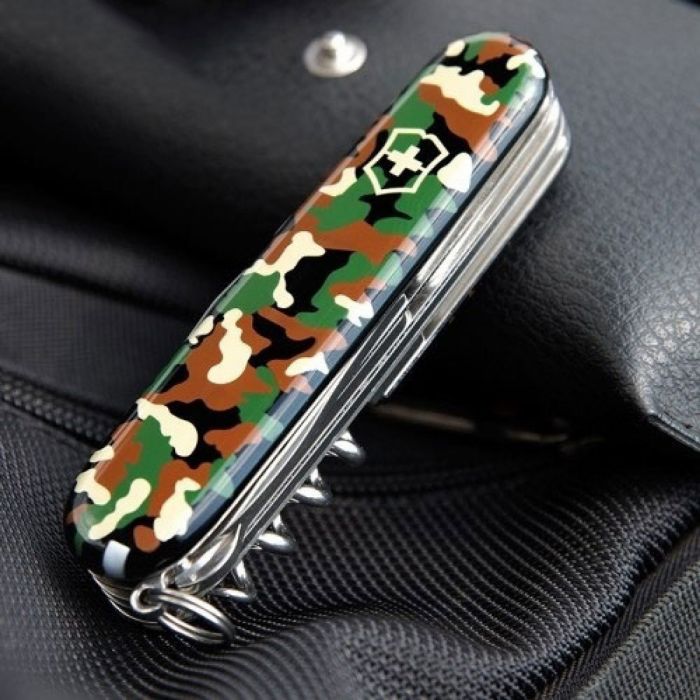 Нож перочинный Victorinox CLIMBER, сталь X55CrMo14, рукоять Cellidor®, камуфляж