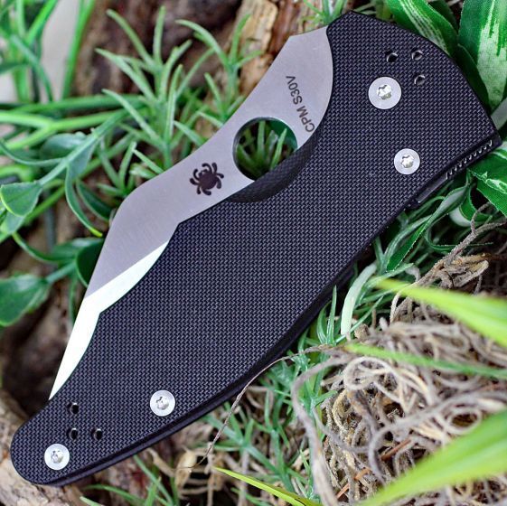 Складной нож Spyderco Yojimbo™, сталь Crucible CPM® S30V™, рукоять G10, чёрный