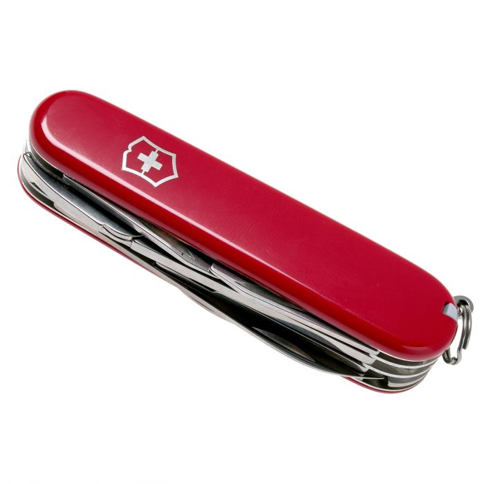 Нож перочинный Victorinox Deluxe Tinker, сталь X55CrMo14, рукоять Cellidor®, красный