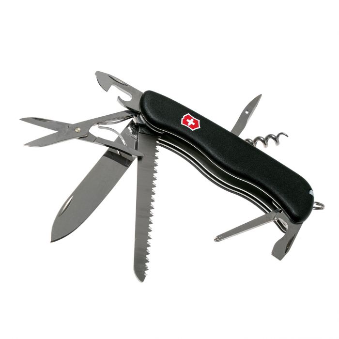 Нож перочинный Victorinox Outrider, сталь X50CrMoV15, рукоять нейлон, черный