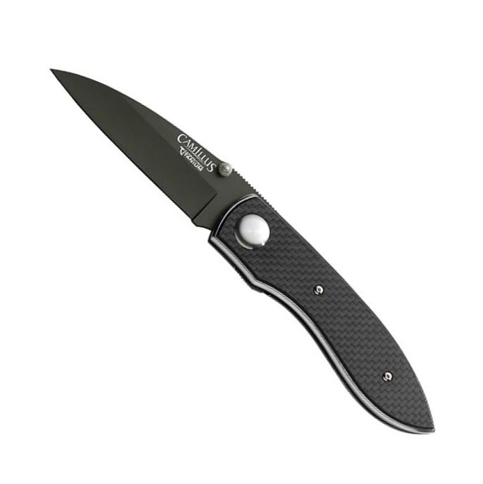 Нож складной Camillus Wharncliffe, сталь AUS-8, рукоять 6061 T-6 Aluminium, чёрный