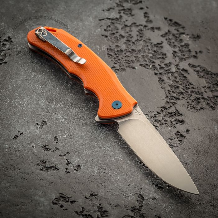 Складной нож Artisan Tradition, сталь D2, G10 Orange