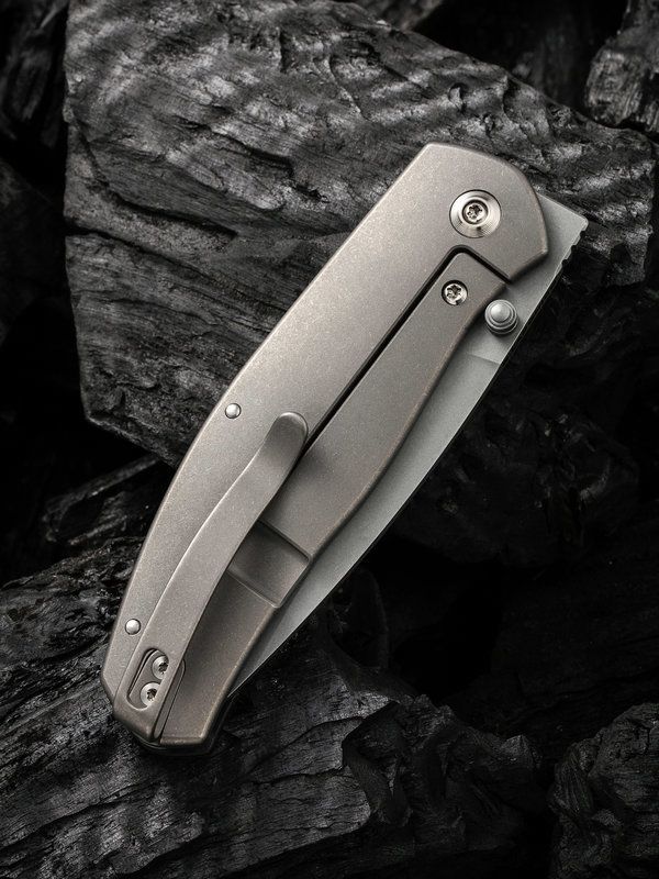 Складной нож WE Knife Esprit Marble Carbon, CPM 20CV