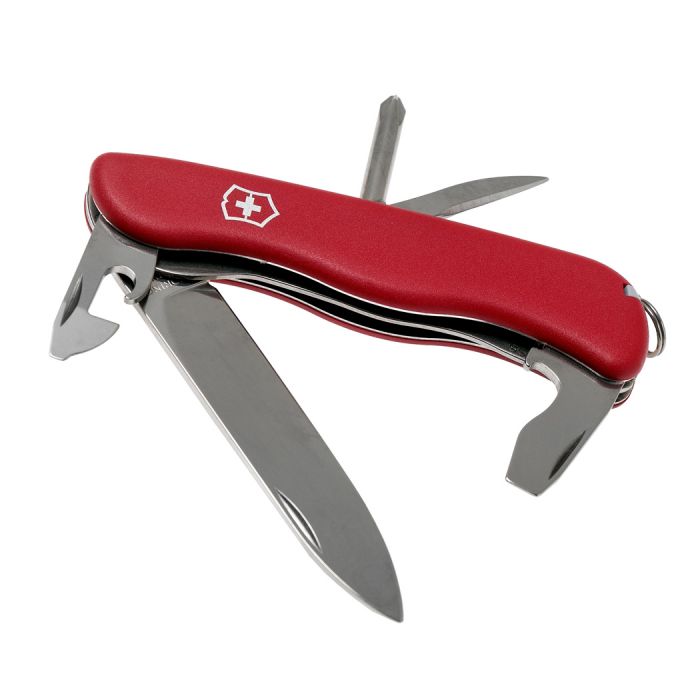 Нож перочинный Victorinox Adventurer, сталь X50CrMoV15, рукоять нейлон, красный