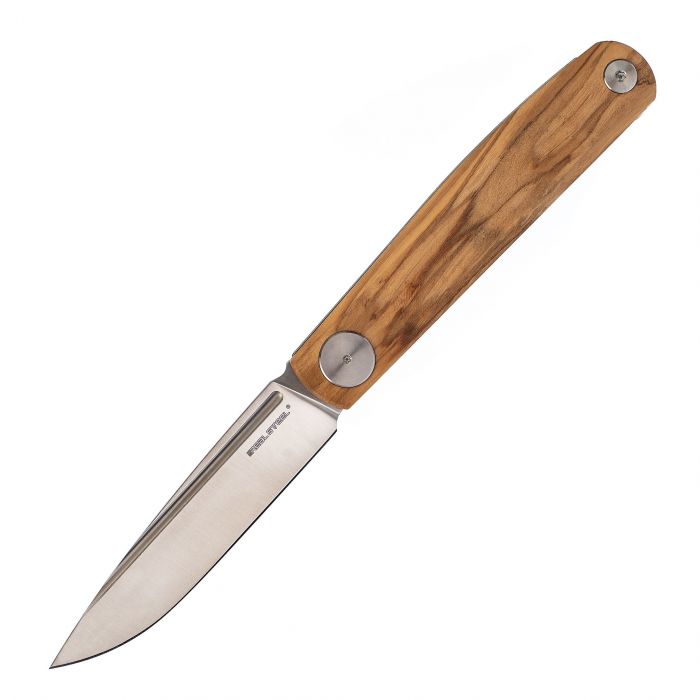 Складной нож RealSteel G-Slip Black, сталь VG-10, рукоять Olive Wood