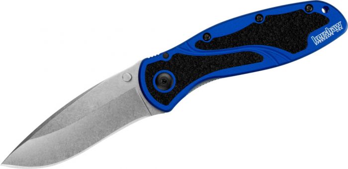 Складной полуавтоматический нож Kershaw Blur K1670NBSW, сталь Sandvik 14C28N, рукоять алюминий/резина