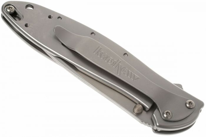 Складной нож Leek - Kershaw 1660, сталь Sandvik™ 14C28N, рукоять нержавеющая сталь 410 Stainless Steel