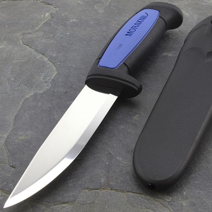 Нож с фиксированным лезвием Morakniv Pro S, сталь Sandvik 12С27, рукоять резина/пластик