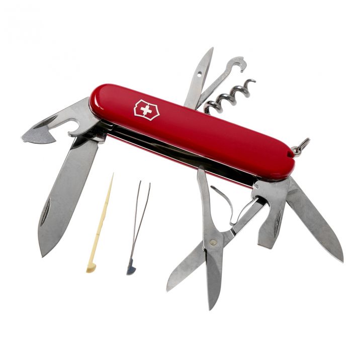 Нож перочинный Victorinox Climber, сталь X55CrMo14, рукоять Cellidor®, красный