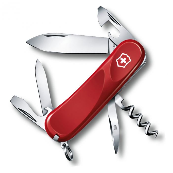 Нож перочинный Victorinox Evolution 10, сталь X50CrMoV15, рукоять нейлон, красный