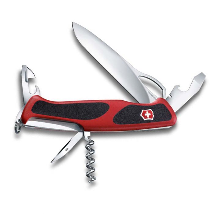 Нож перочинный Victorinox RangerGrip 61, сталь X55CrMo14, рукоять полиамид, красно-чёрный