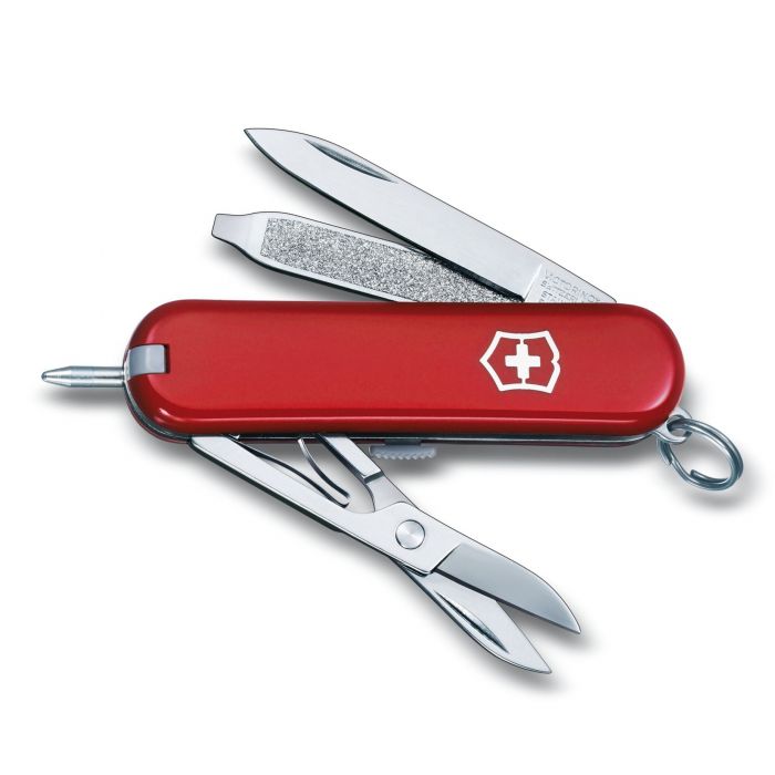 Нож перочинный Victorinox Signature, сталь X55CrMo14, рукоять Cellidor®, красный