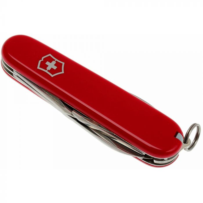 Нож перочинный Victorinox Sportsman, сталь X55CrMo14, рукоять Cellidor®, красный