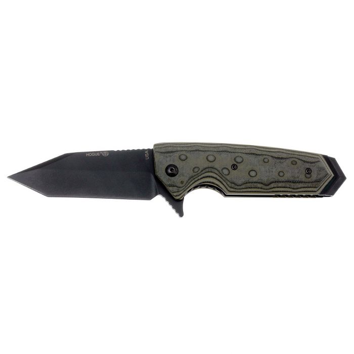 Нож складной Hogue EX-02 Tanto, сталь 154CM, рукоять стеклотекстолит G-Mascus®, коричневый