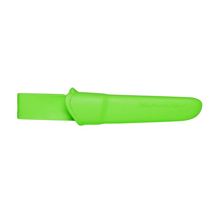 Нож с фиксированным лезвием Morakniv Companion Green, сталь Sandvik 12C27, рукоять пластик/резина, зеленый