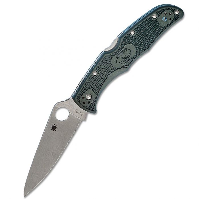 Складной нож Spyderco Endura 4 Spyderco, сталь ZDP-189, рукоять термопластик FRN, (British Racing Green) зелёный